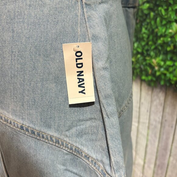Old Navy Mid-Rise Jean Midi Skirt NWT Light Wash Size 12 (SKU: 35W) - Picture 5 of 7